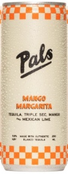 Pals Tequila Mango Margarita Can 250ml