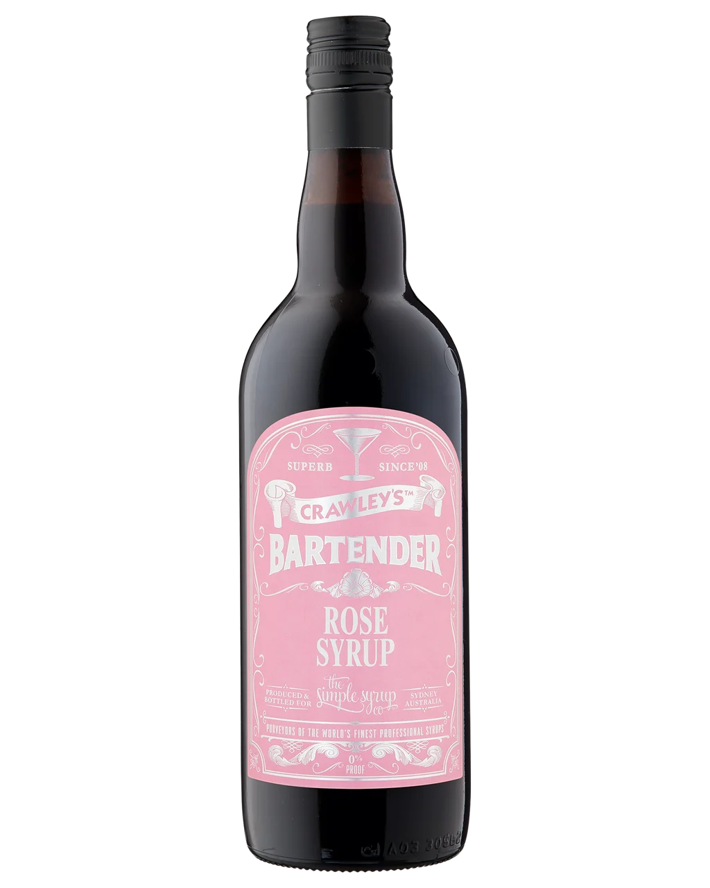Crawleys Bartender Rose Syrup 750ml