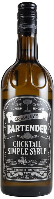 Crawleys Bartender Simple Syrup 750ml
