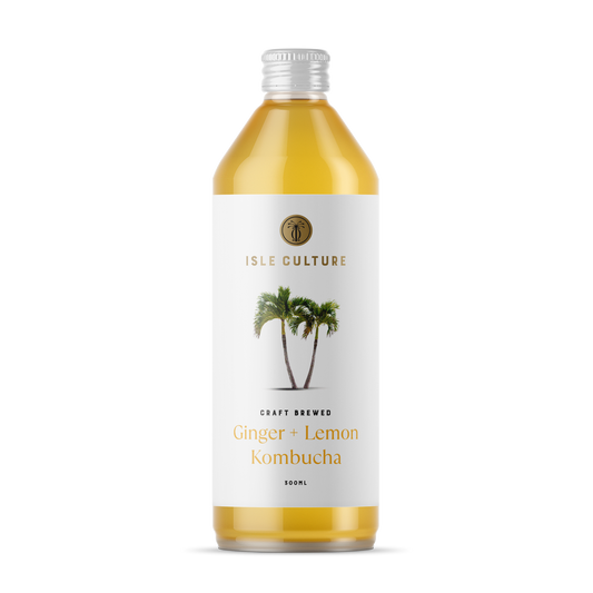 Isle Culture Kombucha Ginger Lemon 300ml