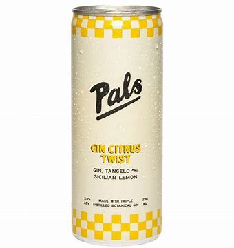 Pals Gin Citrus Twist Can 250ml