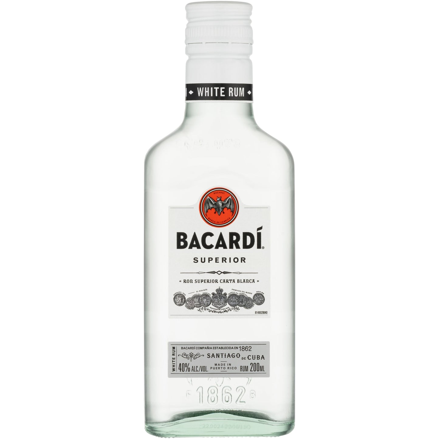 Bacardi Carta Blanca 200ml