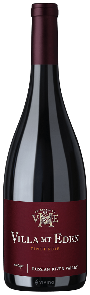 Villa Mt Eden Pinot Noir Russian River 2009