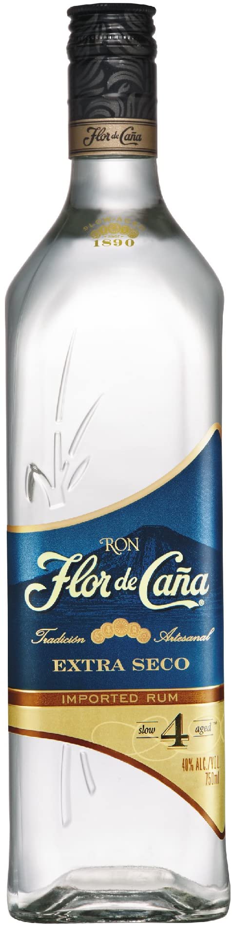 Flor De Cana 4YO Extra Dry White Rum 700ml