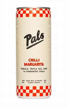 Pals Tequila Chilli Margarita Can 250ml