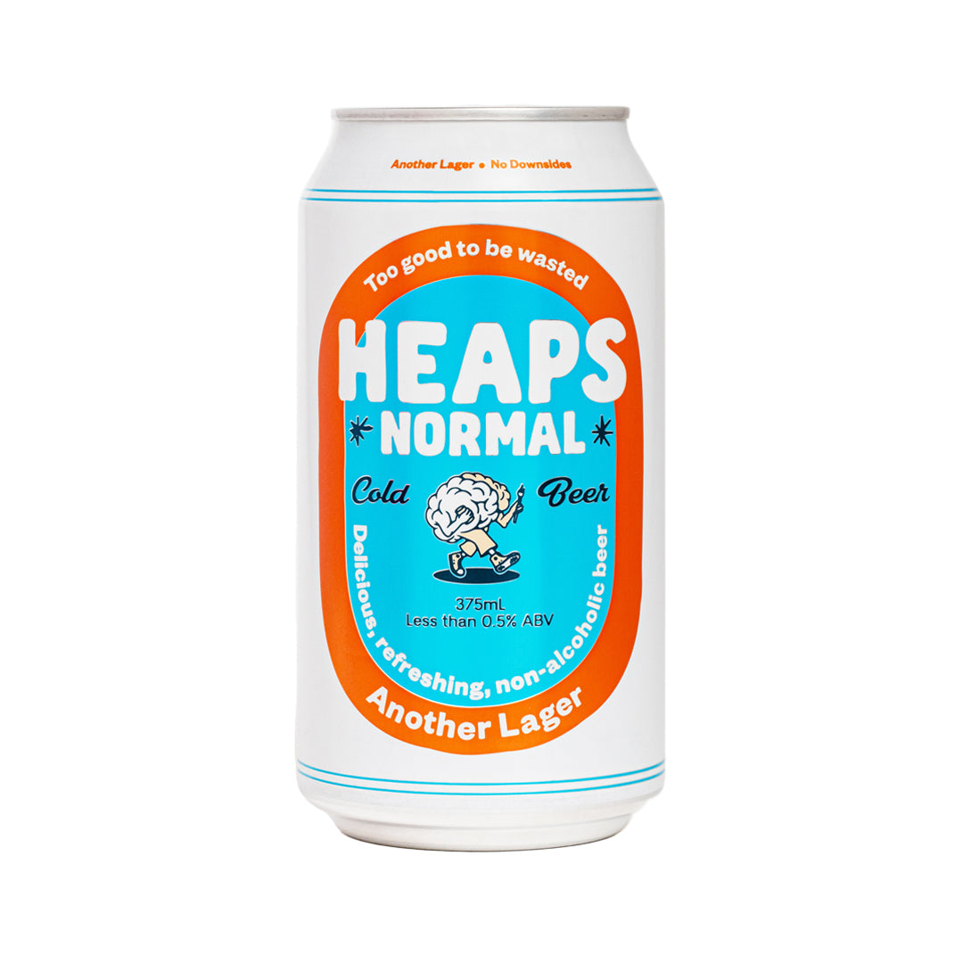 Heaps Normal Another Lager Can 375ml Non Alc