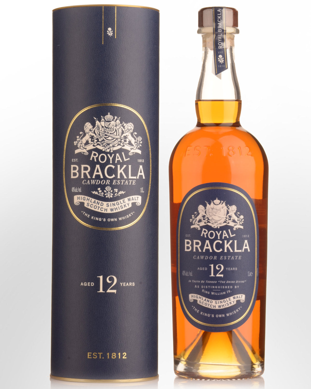 Royal Brackla 12YO Whisky 1000ml